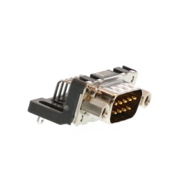 1 pcs : 09651676813 - CONN D-SUB PLUG 9POS R/A SLDR