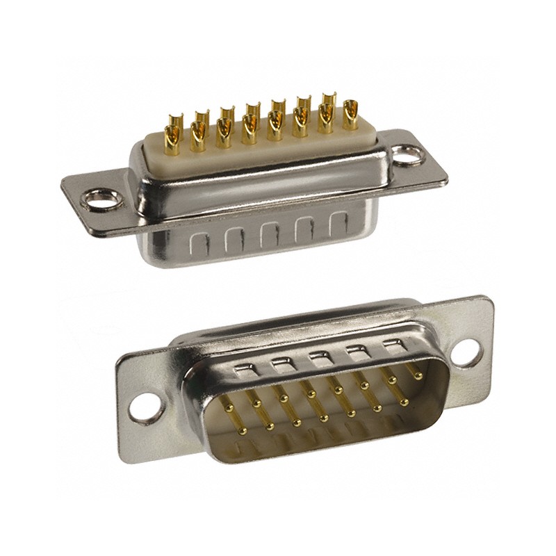 1 pcs : 172-E15-103R001 - CONN D-SUB PLUG 15POS PNL MNT