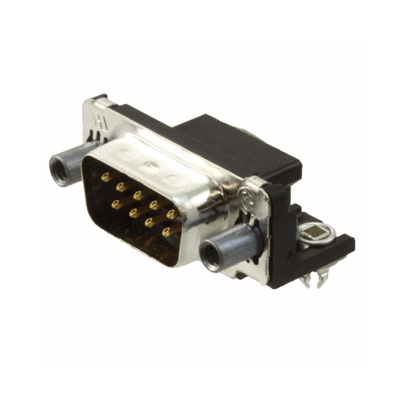 1 pcs : 747840-6 - CONN D-SUB PLUG 9POS R/A SLDR