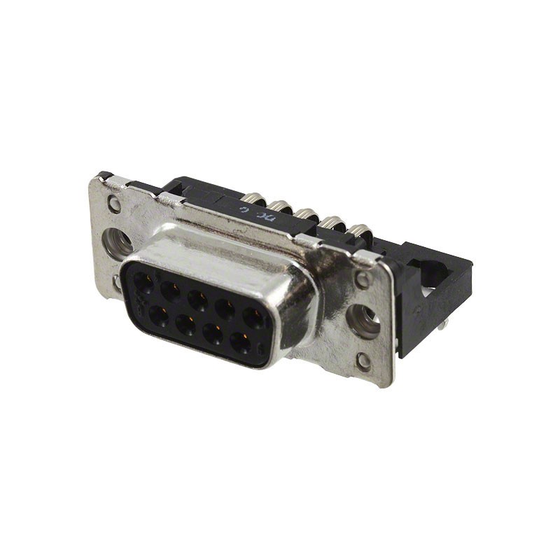 1 pcs : 09661527616 - CONN D-SUB RCPT 9POS R/A SLDR