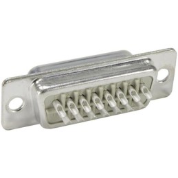 1 pcs : 09672155615 - CONN D-SUB PLUG 15POS SLDR CUP