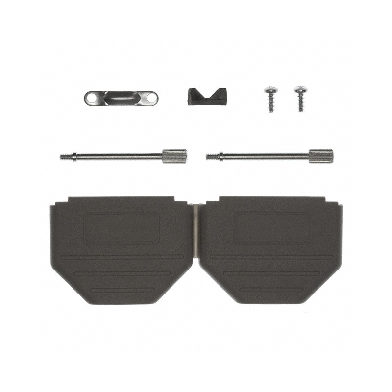 1 pcs : 972-025-01SR031 - CONN BACKSHELL 25POS 180DEG GRAY