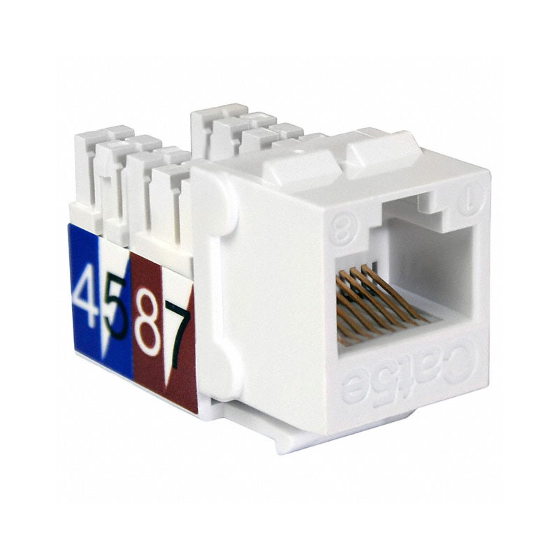 1 pcs : NKJ-5508 - CAT5E SLIMSTYLE 90 DEGREE KEYSTO