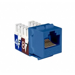 1 pcs : NKJ-5502 - CAT5E SLIMSTYLE 90 DEGREE KEYSTO