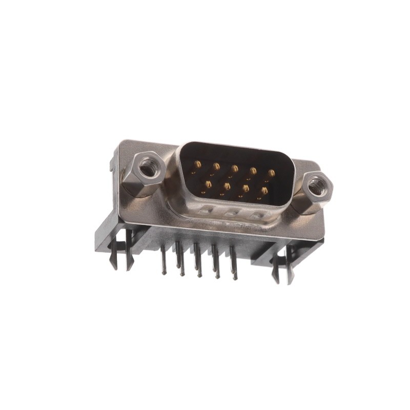 1 pcs : K22XHT-E9P-NJ30 - CONN D-SUB PLUG 9POS R/A SLDR