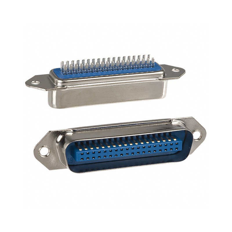 1 pcs : 111-036-103L001 - CONN SCSI PLUG 36P STR SLDR CUP