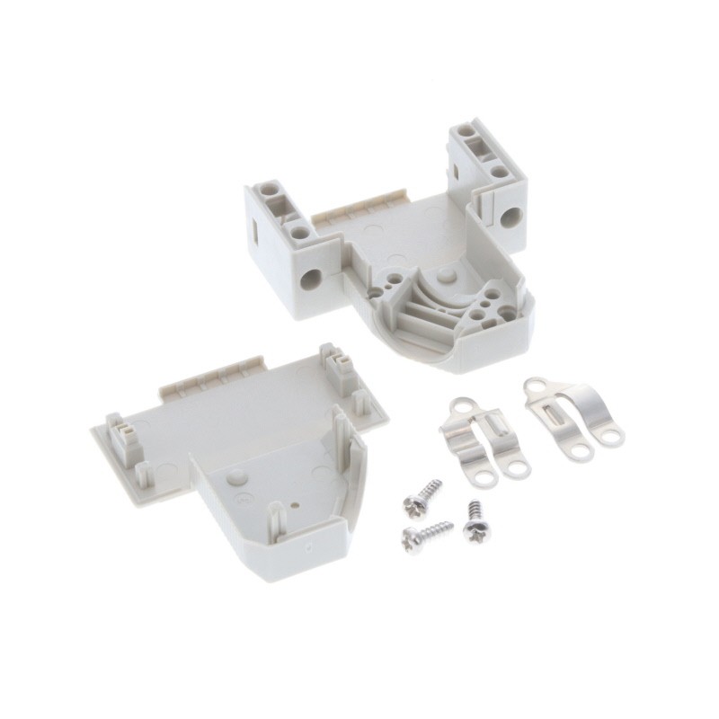 1 pcs : 1-1393738-1 - CONN BACKSHELL 15POS 37.5DEG GRY