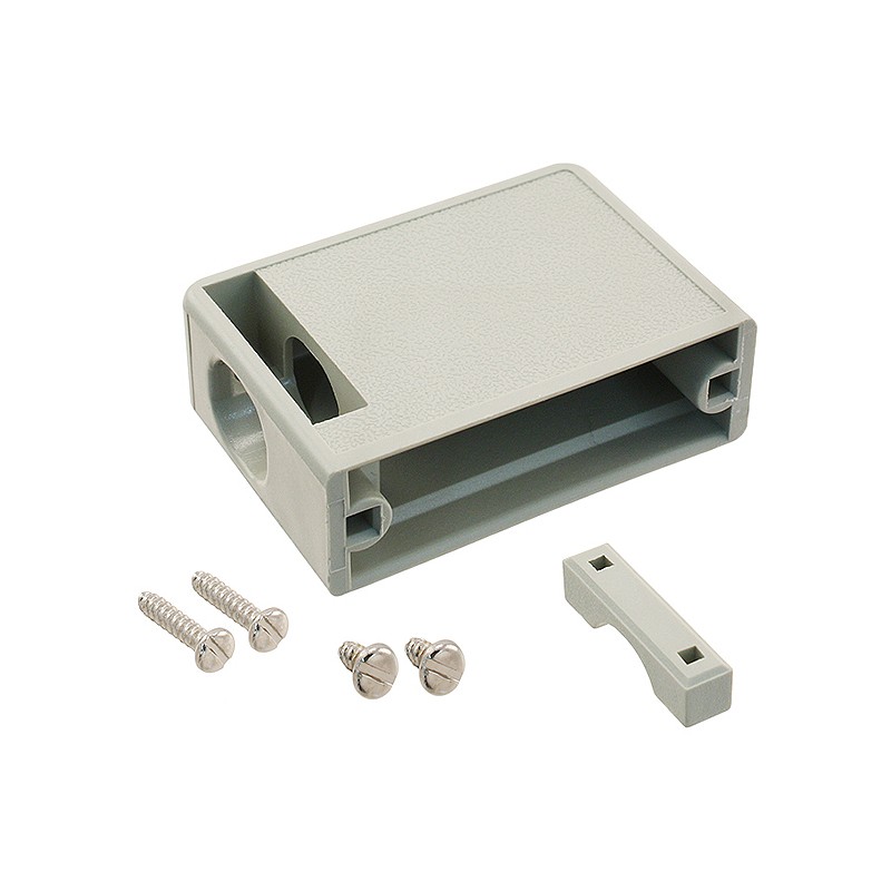 1 pcs : 09670150511 - CONN BACKSHELL 15POS 90DEG GRAY