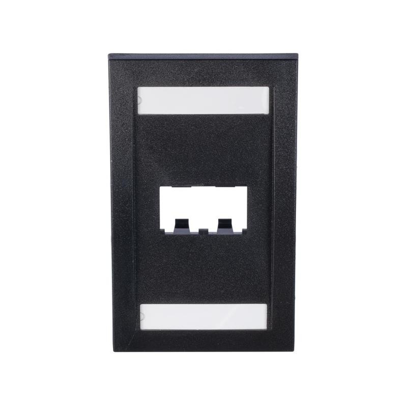 1 pcs : CFPE2BLY - FACEPLATE, 2 PORT, SINGLE GANG,