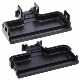 1 pcs : 2-552008-1 - CONN BACKSHELL 50POS 180DEG BLK