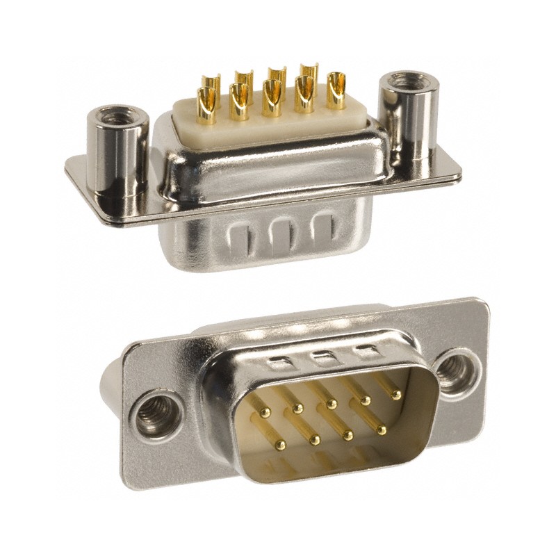 1 pcs : 172-E09-103R021 - CONN D-SUB PLUG 9POS PNL MNT