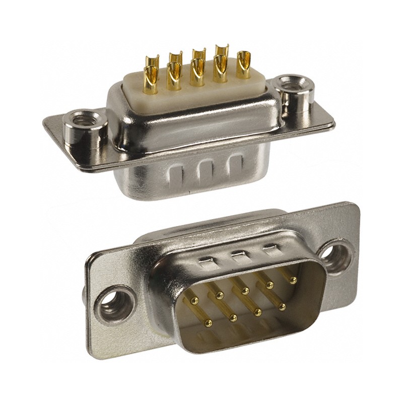 1 pcs : 172-E09-103R011 - CONN D-SUB PLUG 9POS PNL MNT