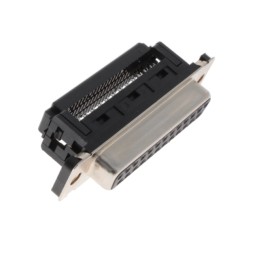 1 pcs : K99X-25S-K-BLK - CONN D-SUB RCPT 25POS IDC