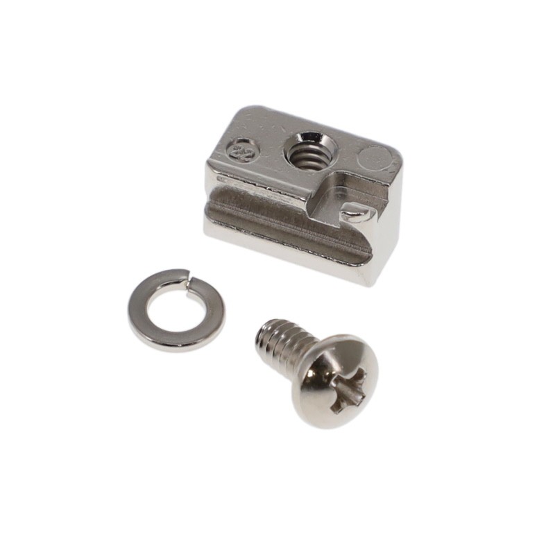 1 pcs : D20418-J9F - CONN D SUB SCREW LOCK NUT 4-40