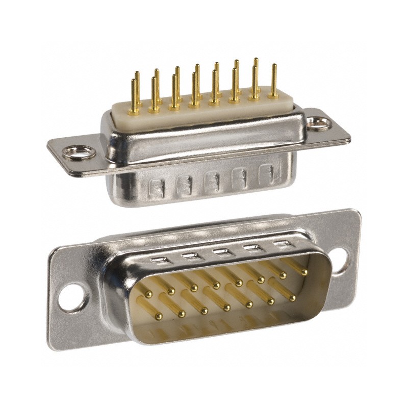 1 pcs : 172-E15-113R001 - CONN D-SUB PLUG 15P PNL MNT SLDR