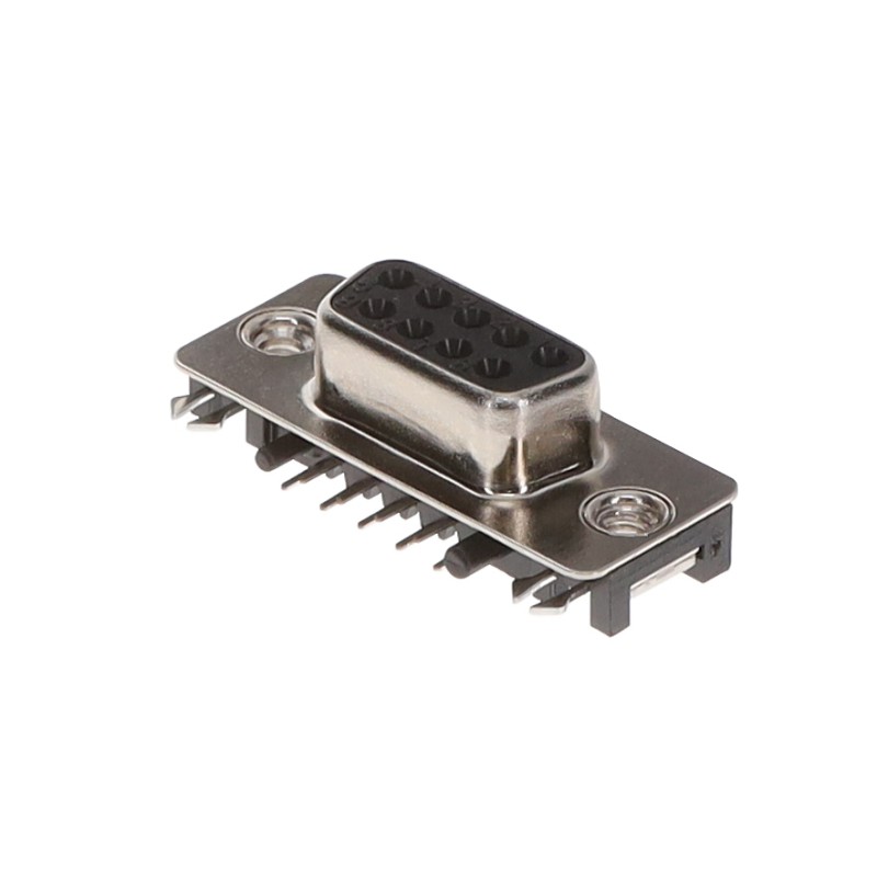 1 pcs : K31X-E9S-N - CONN D-SUB RCPT 9P SMD R/A SLDR