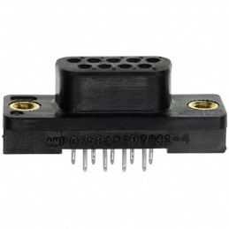 1 pcs : 5207841-4 - CONN D-SUB RCPT 9POS VERT SLDR