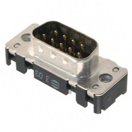 1 pcs : 09651217702 - CONN D-SUB PLUG 9POS VERT SLDR