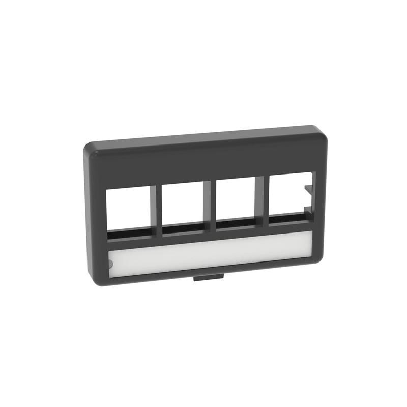 1 pcs : NK4MFLBL - NETKEY FURNITURE FACEPLATE LBL