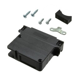 1 pcs : 1731110100 - CONN BACKSHELL 37POS 70DEG BLACK