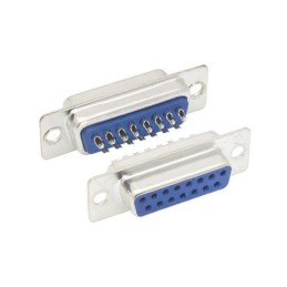 1 pcs : SD15S - CONNECTOR DB15F SOLDER