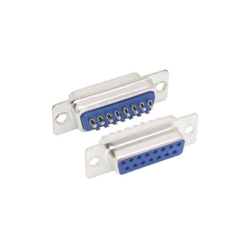 1 pcs : SD15S - CONNECTOR DB15F SOLDER