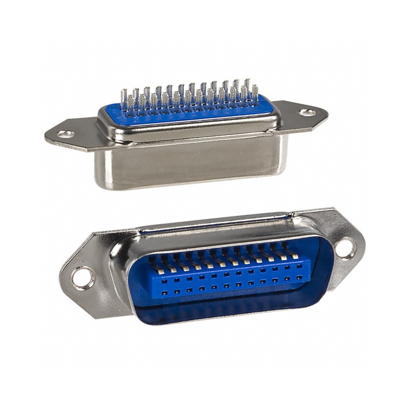 1 pcs : 111-024-103L001 - CONN SCSI PLUG 24P STR SLDR CUP