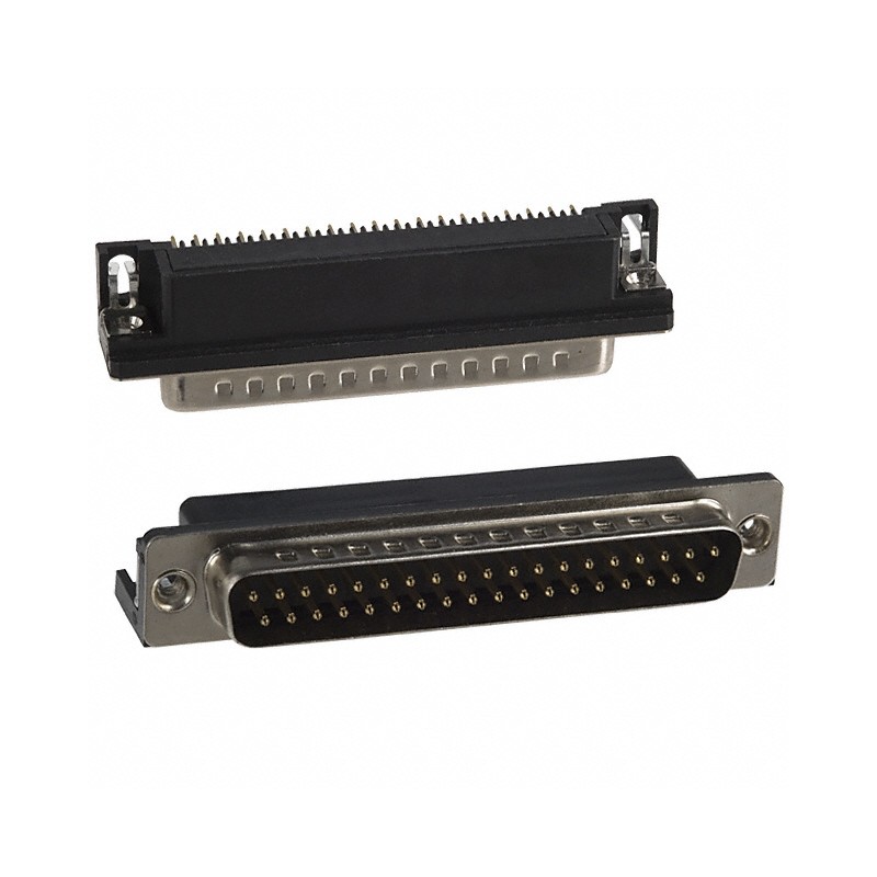 1 pcs : 182-037-113R531 - CONN D-SUB PLUG 37POS R/A SLDR