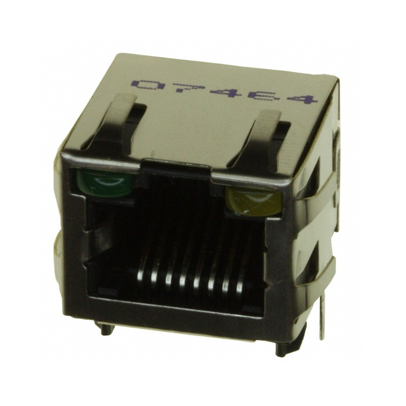 1 pcs : 2-406549-4 - CONN MOD JACK 8P8C R/A SHIELDED