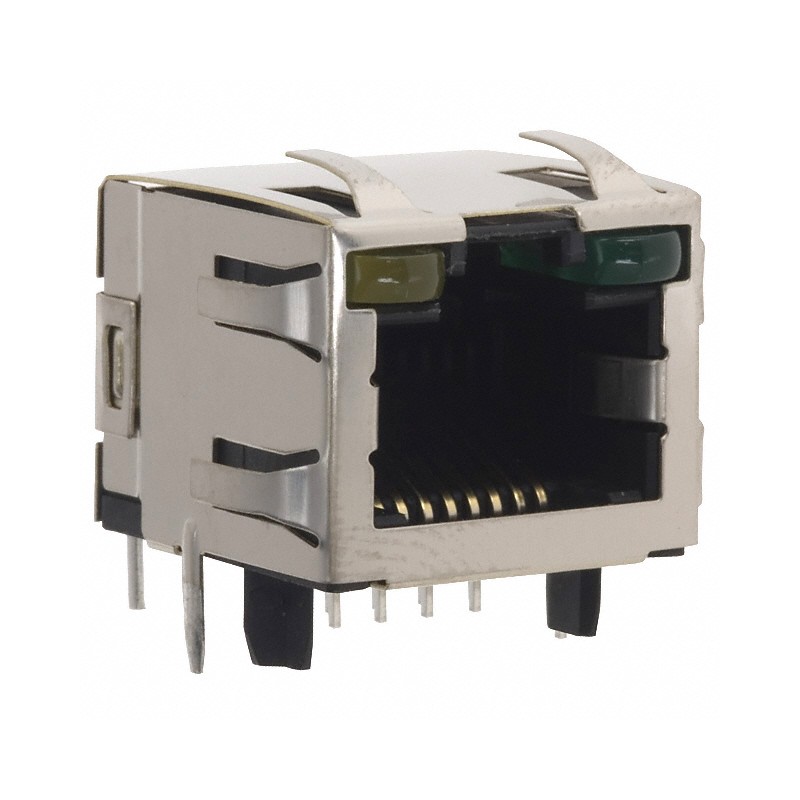 1 pcs : 2-406549-1 - CONN MOD JACK 8P8C R/A SHIELDED