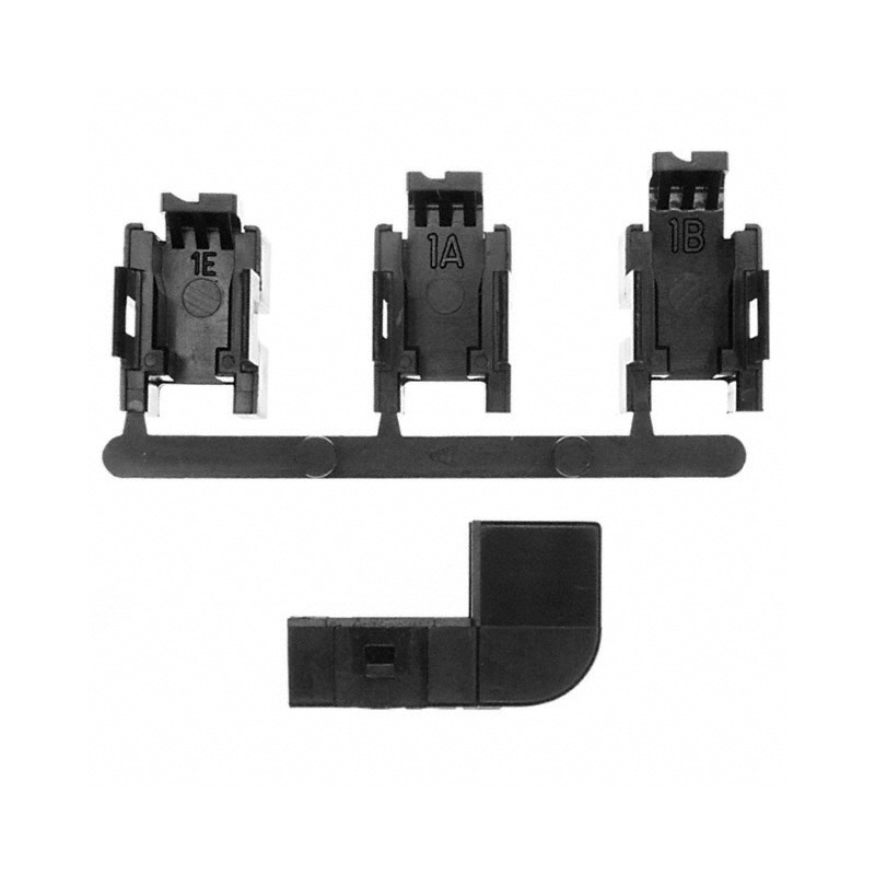 1 pcs : 745550-1 - CONN CABLE CLAMP COVER 90DEG DB9