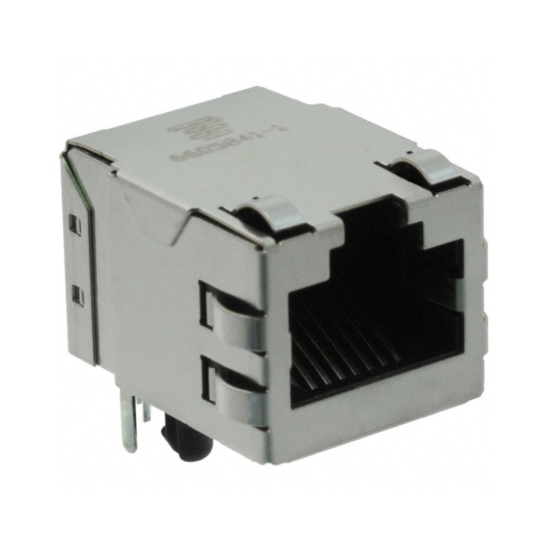 1 pcs : 6605841-1 - CONN JACK 1PORT 100 BASE-T
