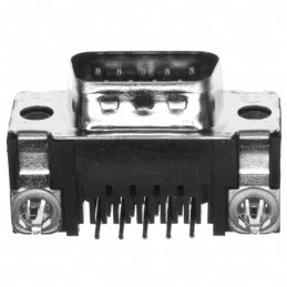 1 pcs : 747840-4 - CONN D-SUB PLUG 9POS R/A SLDR