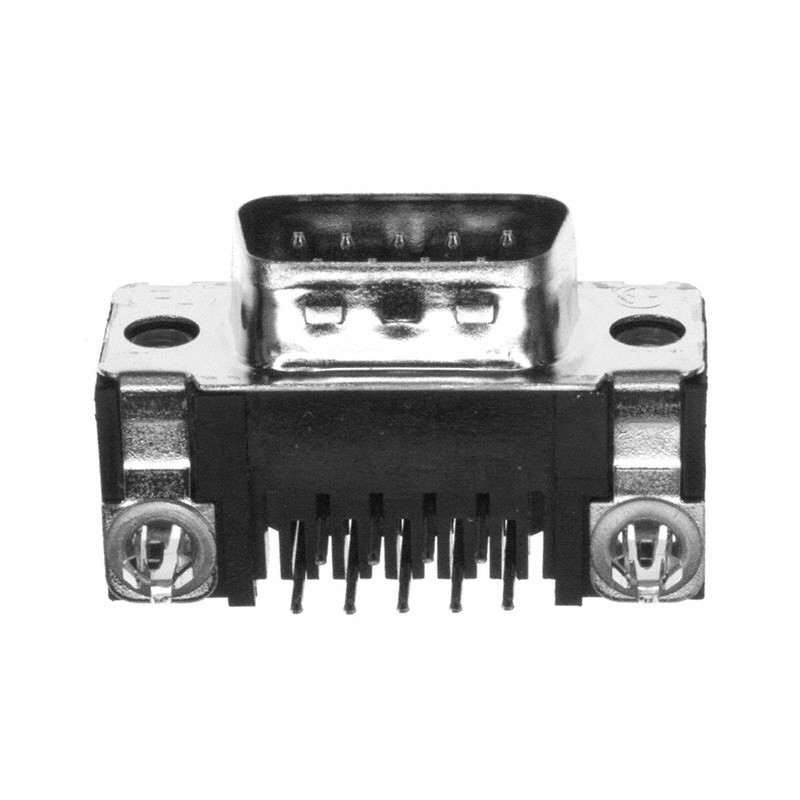 1 pcs : 747840-4 - CONN D-SUB PLUG 9POS R/A SLDR