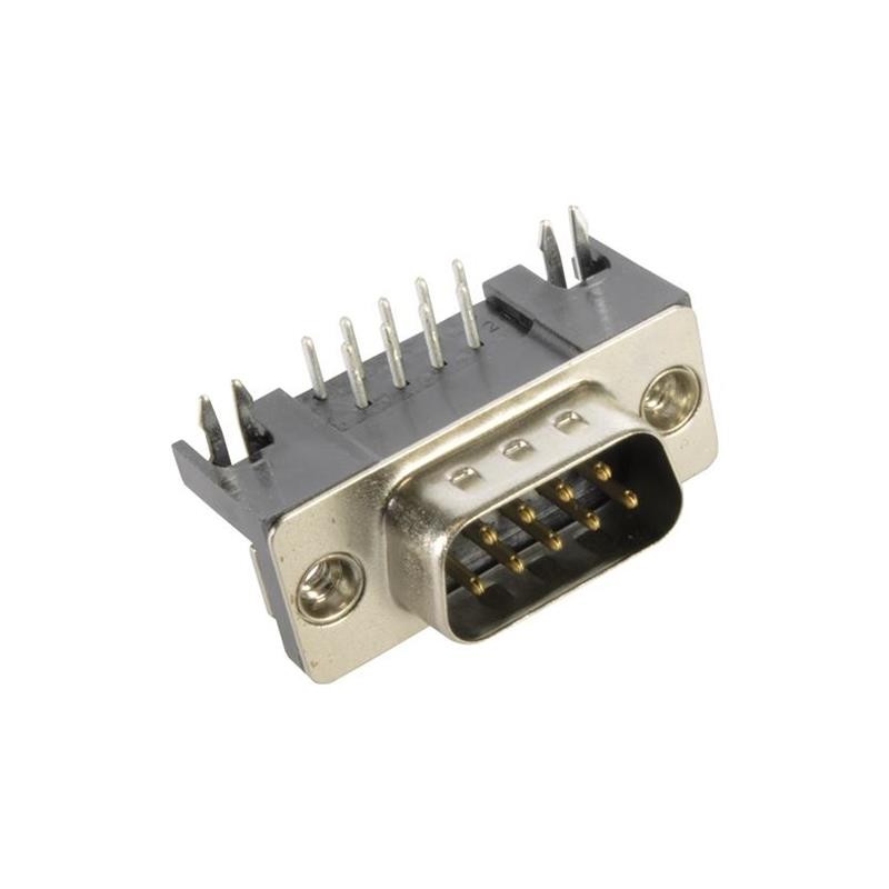 1 pcs : 09681635811 - CONN D-SUB PLUG 9POS R/A SLDR