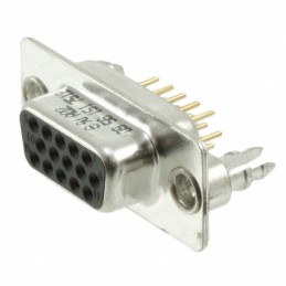 1 pcs : 09561517512 - CONN D-SUB HD RCPT 15P VERT SLDR
