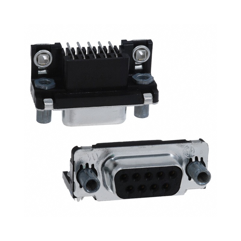 1 pcs : 5747844-5 - CONN D-SUB RCPT 9POS R/A SLDR