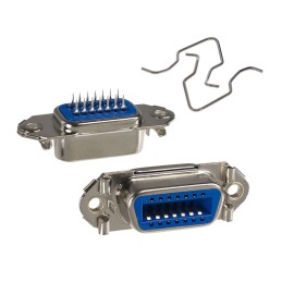 1 pcs : 111-014-213L001 - CONN SCSI RCPT 14POS VERT SOLDER