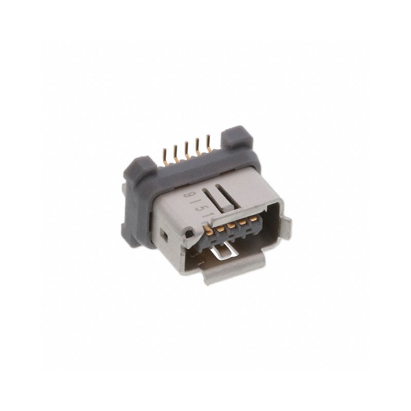 1 pcs : IX80G-A-10P - CONN RCPT VERT SMD TYPE A