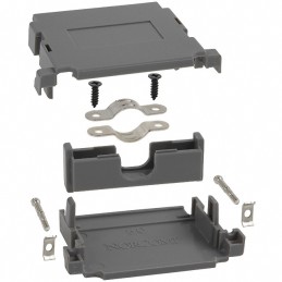 1 pcs : 983-050-010R031 - CONN BACKSHELL 50POS 180DEG GRAY