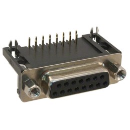 1 pcs : 183-015-213R541 - CONN D-SUB RCPT 15POS R/A SLDR