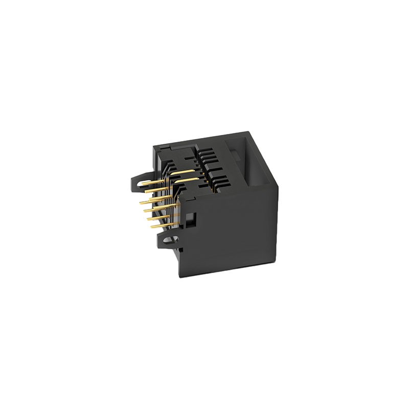 1 pcs : 615008160021 - CONN MOD JACK 8P8C R/A UNSHIELD