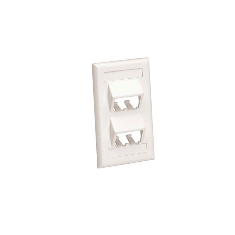 1 pcs : CFPSL4EIY - FACEPLATE, 4 PORT, CLASSIC, SLOP