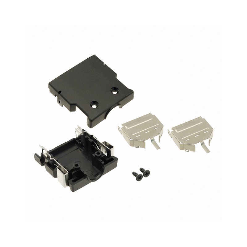 1 pcs : DH-27-CT1B - CONN BACKSHELL 27POS 180DEG SHLD