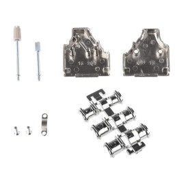 1 pcs : MHDM35-15-K - 15 WAY D-SUB HOOD DIE CAST SIDE