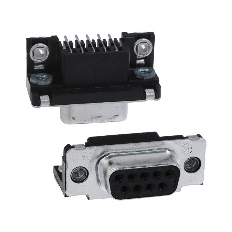 1 pcs : 5747844-3 - CONN D-SUB RCPT 9POS R/A SLDR
