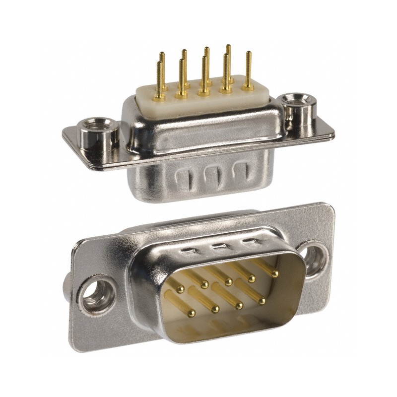 1 pcs : 172-E09-113R011 - CONN D-SUB PLUG 9P PNL MNT SLDR