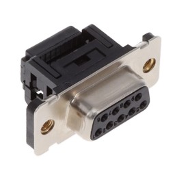 1 pcs : K99X-9S-K-BLK - CONN D-SUB RCPT 9POS IDC