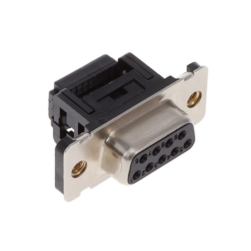 1 pcs : K99X-9S-K-BLK - CONN D-SUB RCPT 9POS IDC