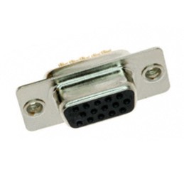 1 pcs : 180-015-203L011 - CONN D-SUB HD RCPT 15POS PNL MNT